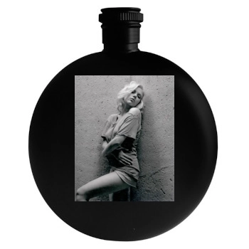 Scarlett Johansson Round Flask