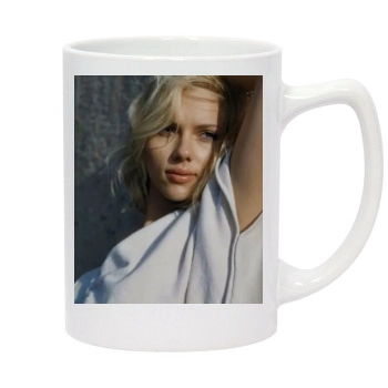 Scarlett Johansson 14oz White Statesman Mug