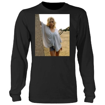 Scarlett Johansson Men's Heavy Long Sleeve TShirt