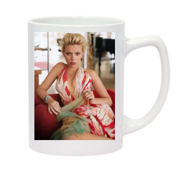 Scarlett Johansson 14oz White Statesman Mug