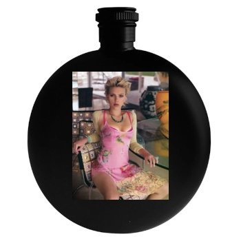 Scarlett Johansson Round Flask