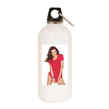 Scarlett Johansson White Water Bottle With Carabiner