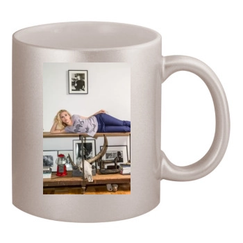 Scarlett Johansson 11oz Metallic Silver Mug