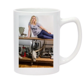 Scarlett Johansson 14oz White Statesman Mug