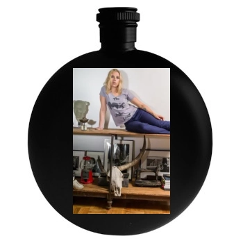 Scarlett Johansson Round Flask