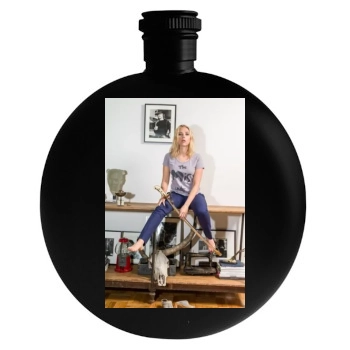 Scarlett Johansson Round Flask