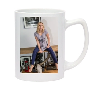 Scarlett Johansson 14oz White Statesman Mug