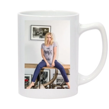 Scarlett Johansson 14oz White Statesman Mug