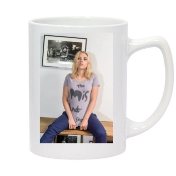 Scarlett Johansson 14oz White Statesman Mug