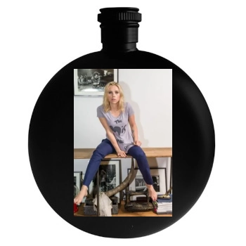 Scarlett Johansson Round Flask