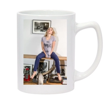 Scarlett Johansson 14oz White Statesman Mug