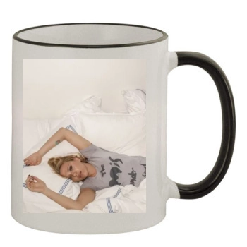 Scarlett Johansson 11oz Colored Rim & Handle Mug