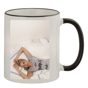 Scarlett Johansson 11oz Colored Rim & Handle Mug