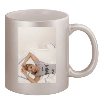 Scarlett Johansson 11oz Metallic Silver Mug