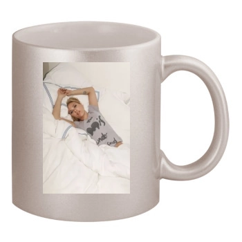 Scarlett Johansson 11oz Metallic Silver Mug