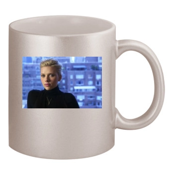 Scarlett Johansson 11oz Metallic Silver Mug