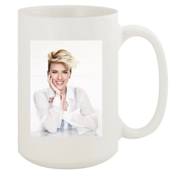 Scarlett Johansson 15oz White Mug