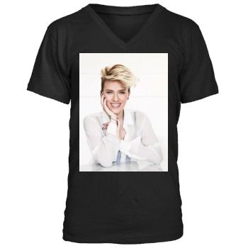 Scarlett Johansson Men's V-Neck T-Shirt