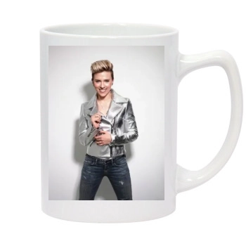 Scarlett Johansson 14oz White Statesman Mug