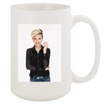 Scarlett Johansson 15oz White Mug