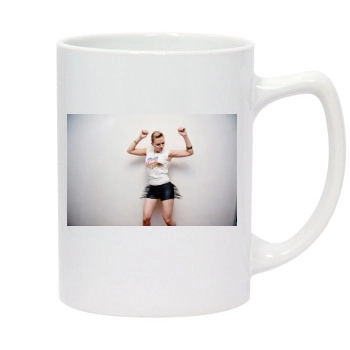 Scarlett Johansson 14oz White Statesman Mug