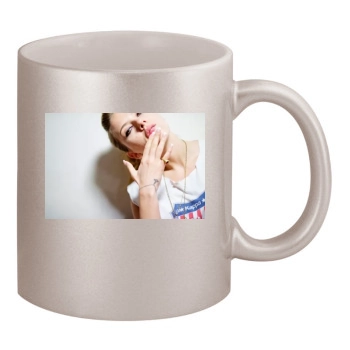 Scarlett Johansson 11oz Metallic Silver Mug