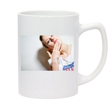 Scarlett Johansson 14oz White Statesman Mug