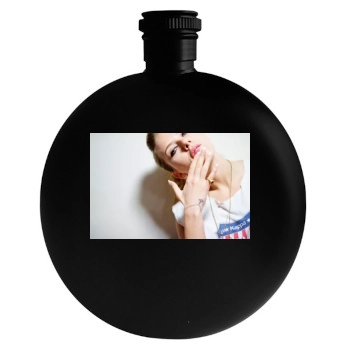 Scarlett Johansson Round Flask