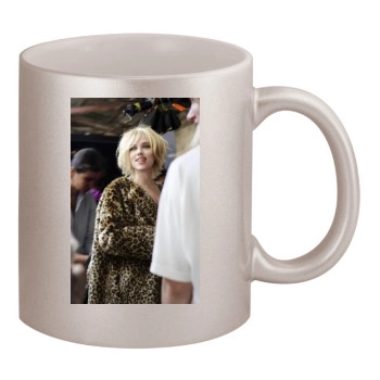 Scarlett Johansson 11oz Metallic Silver Mug