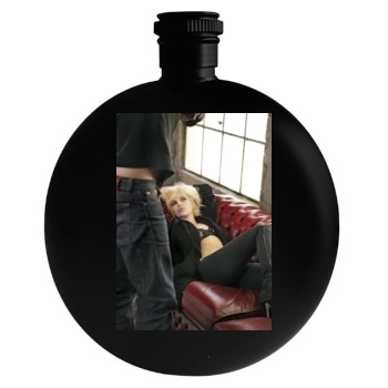 Scarlett Johansson Round Flask