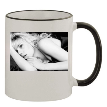 Scarlett Johansson 11oz Colored Rim & Handle Mug