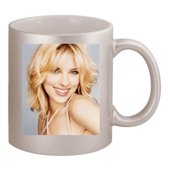 Scarlett Johansson 11oz Metallic Silver Mug