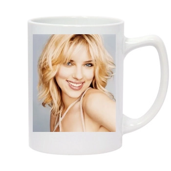 Scarlett Johansson 14oz White Statesman Mug