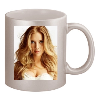 Scarlett Johansson 11oz Metallic Silver Mug