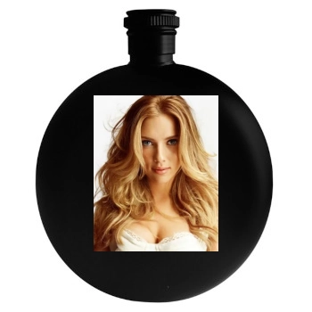 Scarlett Johansson Round Flask