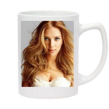 Scarlett Johansson 14oz White Statesman Mug