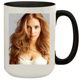 Scarlett Johansson 15oz Colored Inner & Handle Mug