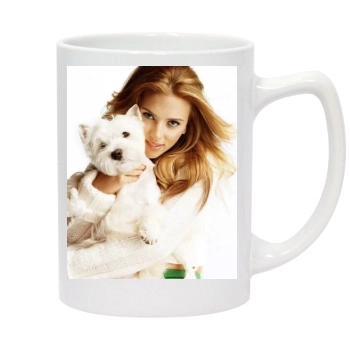 Scarlett Johansson 14oz White Statesman Mug