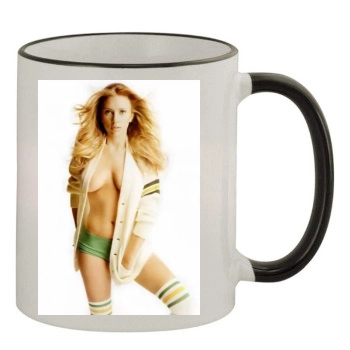 Scarlett Johansson 11oz Colored Rim & Handle Mug