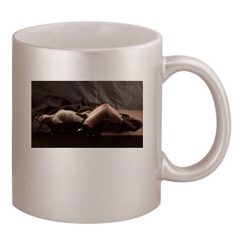 Scarlett Johansson 11oz Metallic Silver Mug