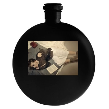 Scarlett Johansson Round Flask