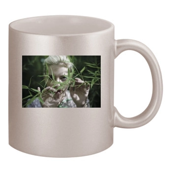 Scarlett Johansson 11oz Metallic Silver Mug