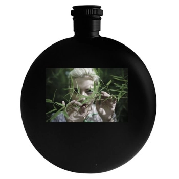 Scarlett Johansson Round Flask