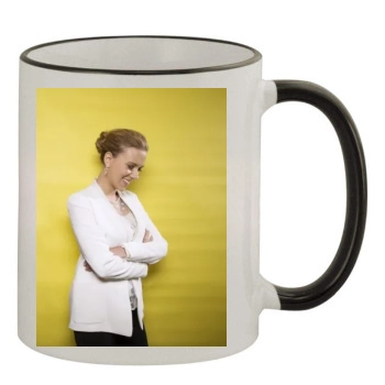 Scarlett Johansson 11oz Colored Rim & Handle Mug