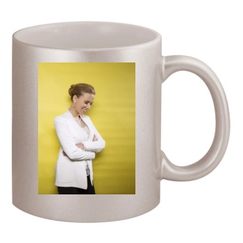 Scarlett Johansson 11oz Metallic Silver Mug