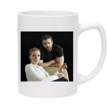 Scarlett Johansson 14oz White Statesman Mug