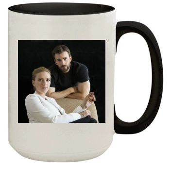 Scarlett Johansson 15oz Colored Inner & Handle Mug