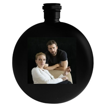 Scarlett Johansson Round Flask