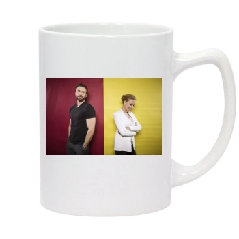 Scarlett Johansson 14oz White Statesman Mug