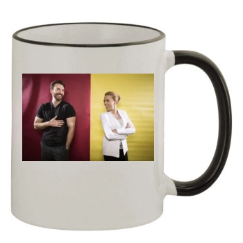 Scarlett Johansson 11oz Colored Rim & Handle Mug